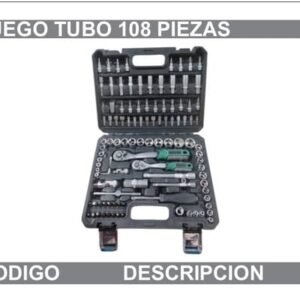 JUEGO TUBOS CON CAJA 108 PZAS.