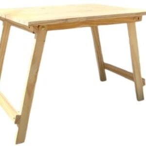 MESA MADERA PATA PLEGABLE 60 X 75 X 55 ALTO