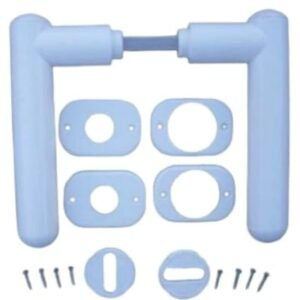 PICAPORTE PLASTICO BLANCO