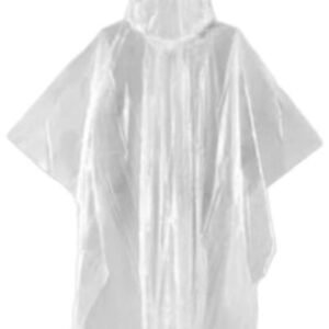 PONCHO PVC PARA LLUVIA TRANSPARENTE