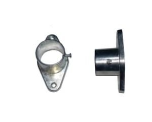 SOPORTE BARRAL CURVO ALUMINIO PULIDO