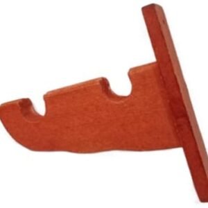 SOPORTE DOBLE BARRAL MADERA 22 MM